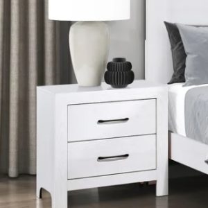 Corbin White Nightstand
