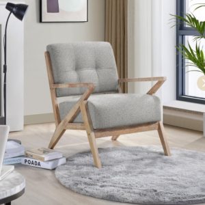 Ollen Grey Accent Chair
