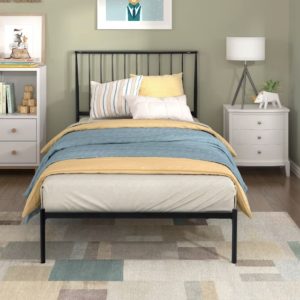 Augusta Twin Black Metal Bed