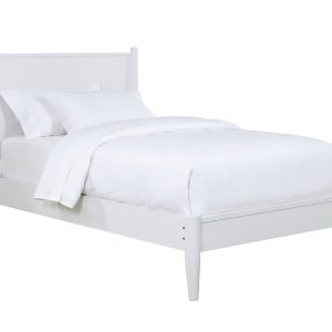 Lennart Twin White Bed