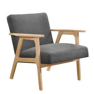 Omara Grey Accent Chair