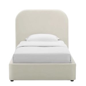 Keynote Velvet Twin Bed