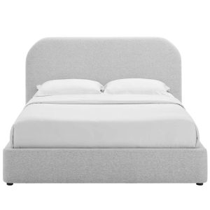 Keynote Lt Grey Queen Bed