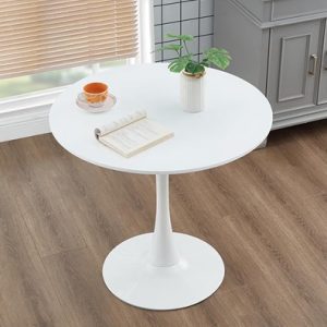 Tulip White 24" Round Dining Table
